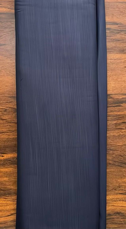 SLUB WASH-N-WEAR (COLOR NAVY BLUE)