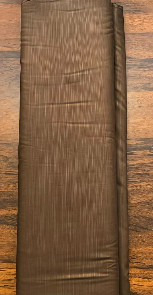 SLUB WASH-N-WEAR (COLOR DARK BROWN)